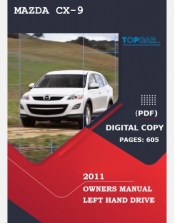 MAZDA CX-9 2011 OWNERS MANUAL